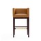 Manhattan Comfort Kingsley Barstool in Camel and Dark Walnut BS012-CL - alternate 3